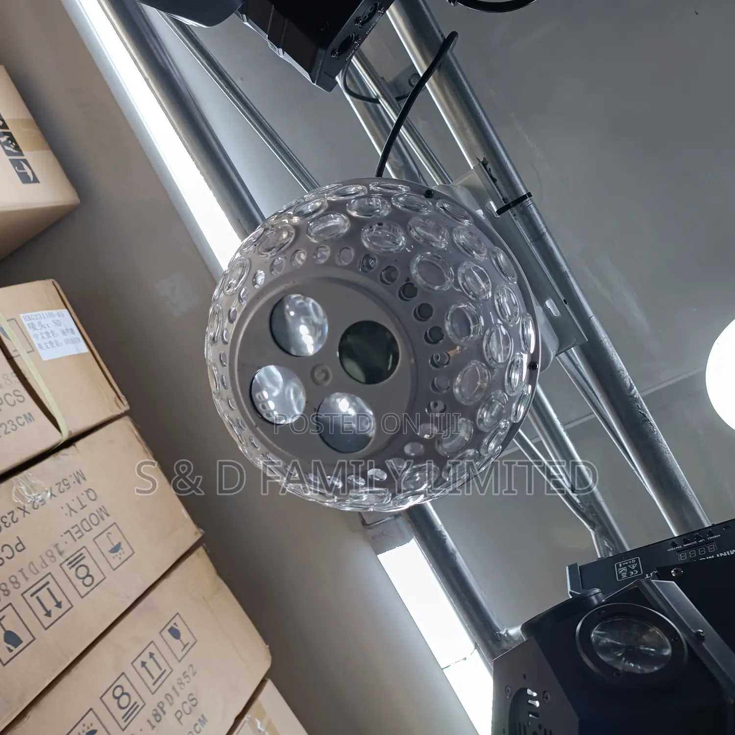 Round Disco Beam Light