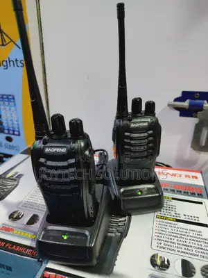 Dual Walkie Talkie With All Accessories. Bf 888s