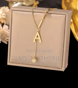 Initial Letters Hypoallergenic Necklaces Ladiesbirthday Gift