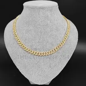 New 9MM Hip Hop Men Women Prong Cuban Link Chain Necklace