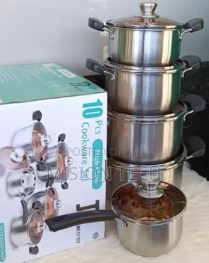 Brand New JP 10 PCS Aluminium Cookware Set