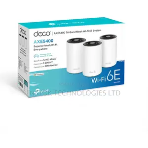 Tp-Link Deco XE75 AXE5400 Tri-Band Mesh Wi-Fi 6E System