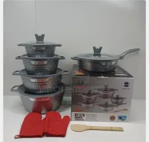 Bosch 13pc Cookware Set With Silicon Lid Covers