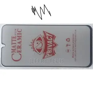 Samsung A34 Privacy Ceramic Clear Screen Protector Black