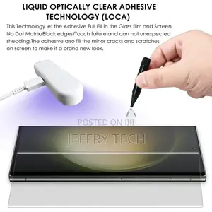 UV Full Adhesive Glass Screen Protector for Galaxy S23 Ultra