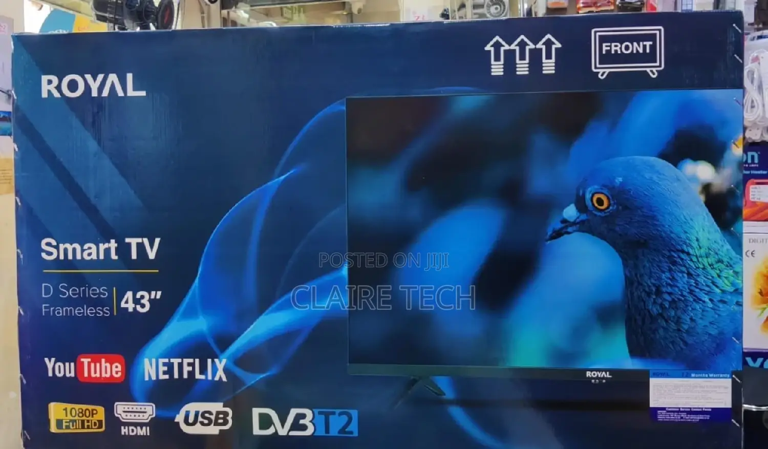 Royal 43 Inch Smart Android TV With Bluetooth