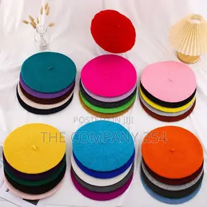 WZCX 2019 New Solid Color Korean Version Autumn Winter Beret