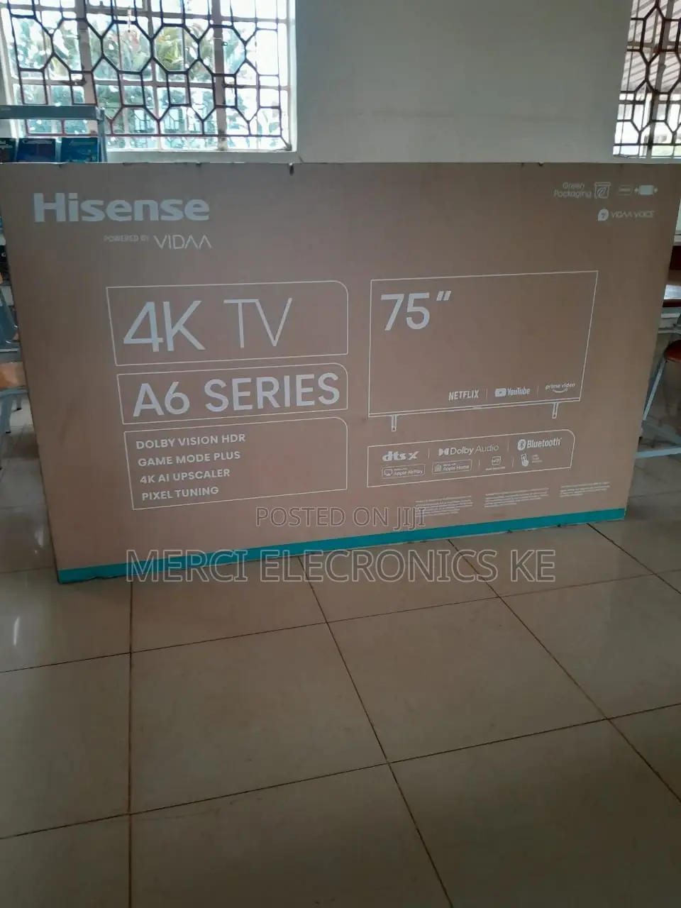 Hisense 75 Inch Uhd Smart Android, Frameless Tv A7 Series