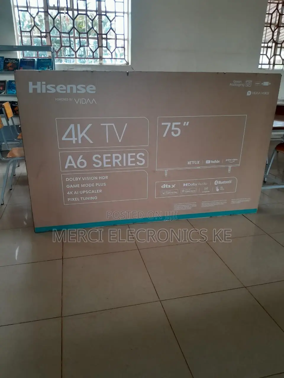 Hisense 75 Inch Uhd Smart Android, Frameless Tv A7 Series