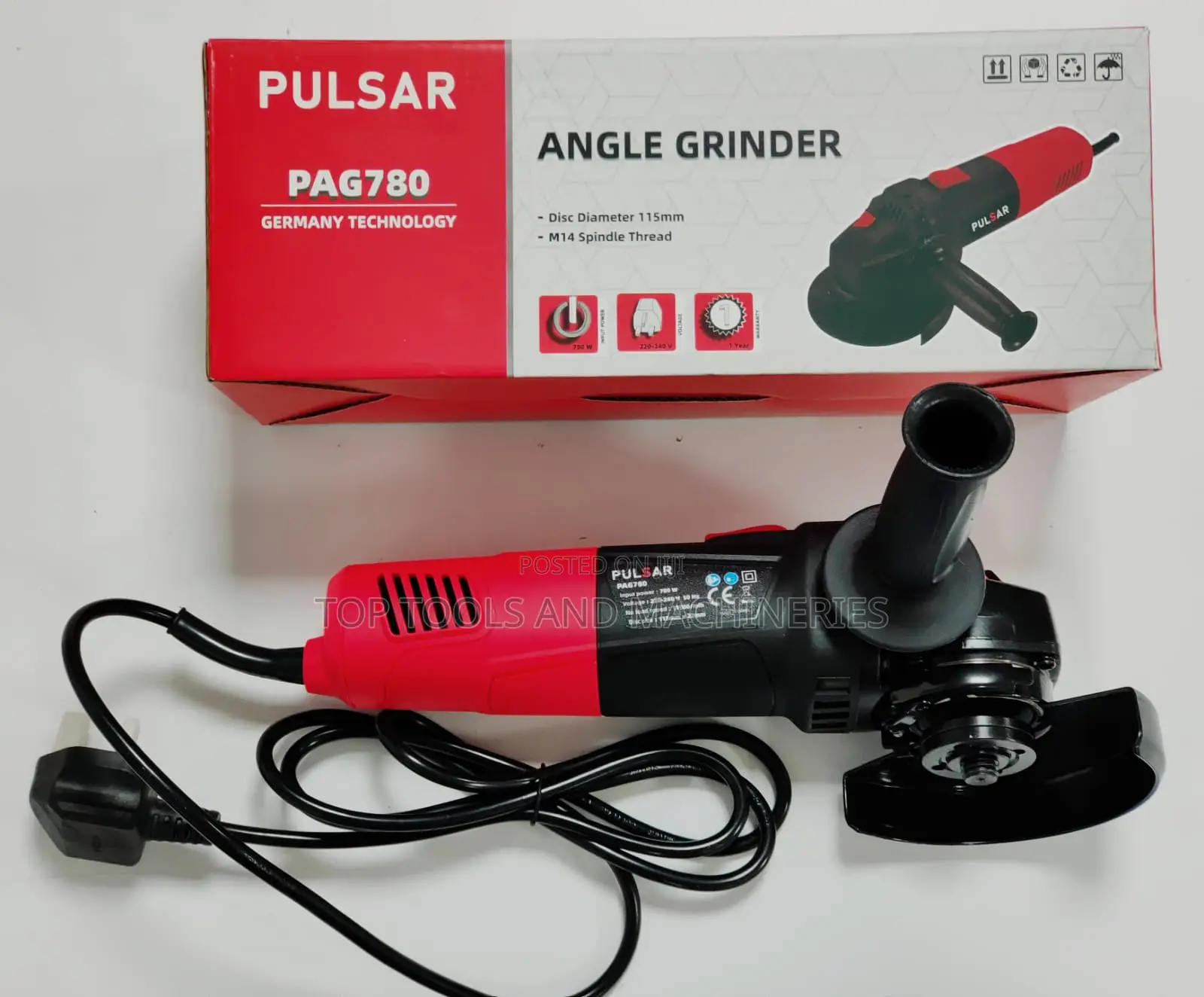 Pulsar Angle Grinder 950w