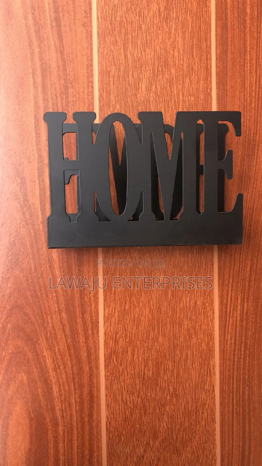 Black Serviette Holder
