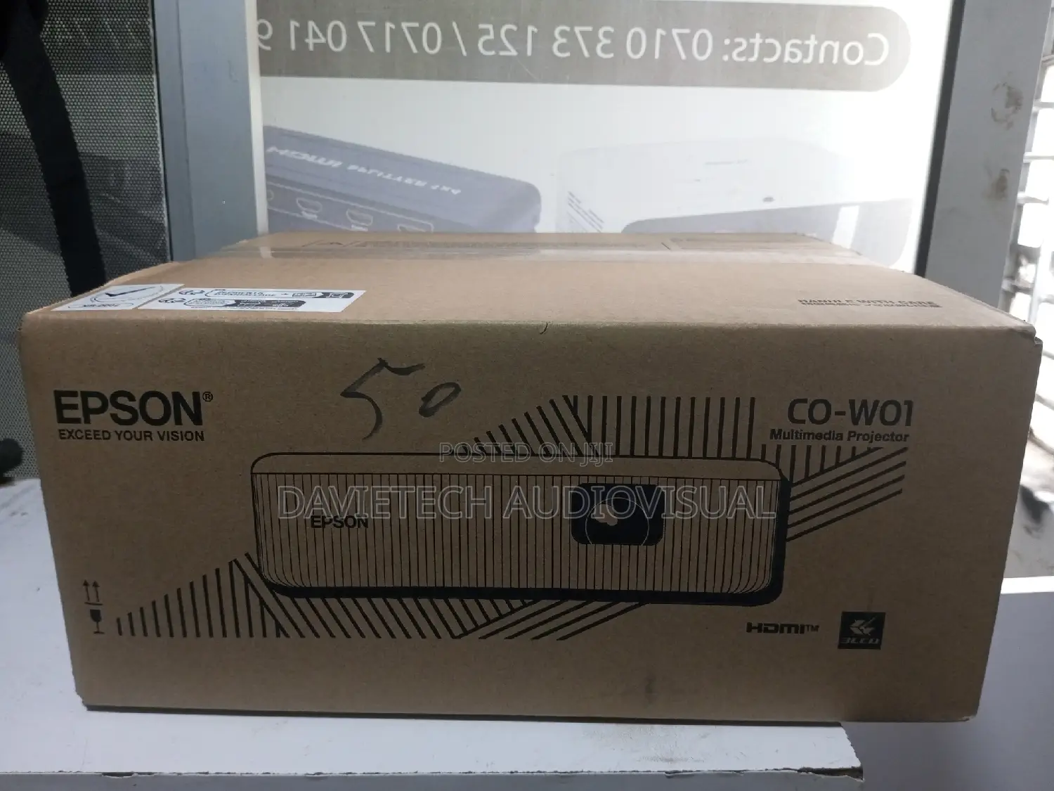 EPSON Co-W01- 3000 Lumen Projector