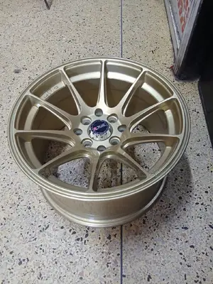 Sports Rims Size 15/8/100 Bronze and White