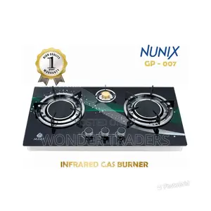 Nunix 3 Burner Glass Top Table Infrared Cooker