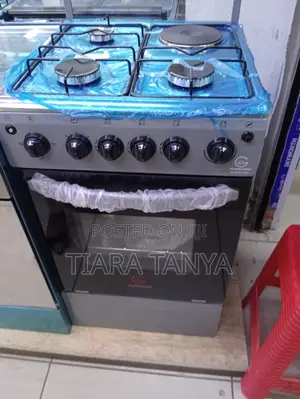 Eurochef 50 X 55cm Standing Cooker 3gas + Electric Hotplate