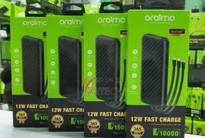 Oraimo Slice Link Power Banks With Built-in Cables 10000mah