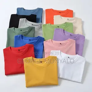 Plain Round Neck T-shirts, Unisex T-shirts