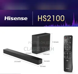 Hisense Hs2100 2.1ch Sound Bar System