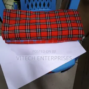 Maasai Wear Maasai Shuka Throw Blanket