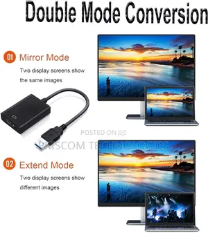 USB to HDMI Adapter USB 3.0/2.0 to HDMI 1080P Cable Converte
