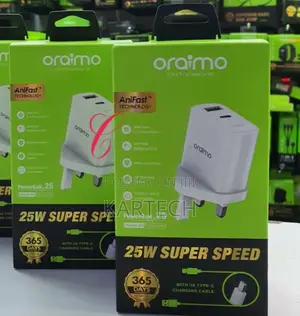 Oraimo 25W Super Fast Charger
