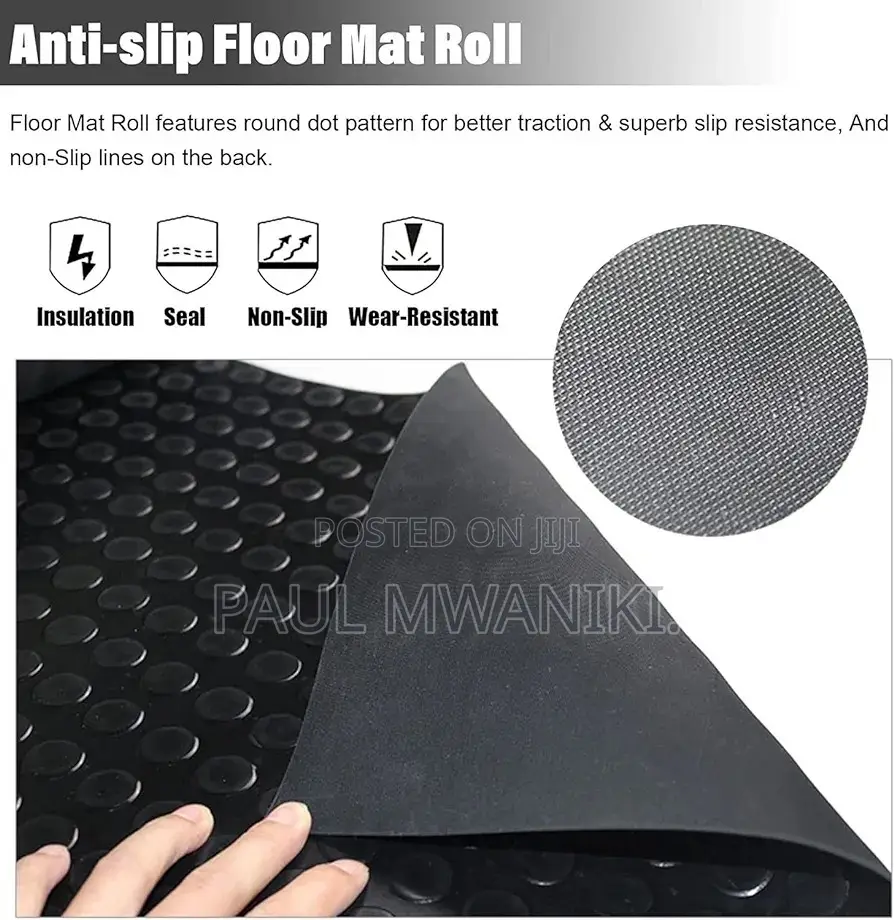 Heavy Duty Mat Garage Floor Mats 3mm Thick, 1.2m×10m