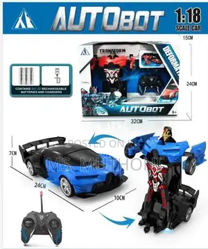 Rechargeable Remote Controlled Transformer /Deformation Car