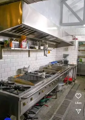 Commercial Kitchen Setup Combined Cooker