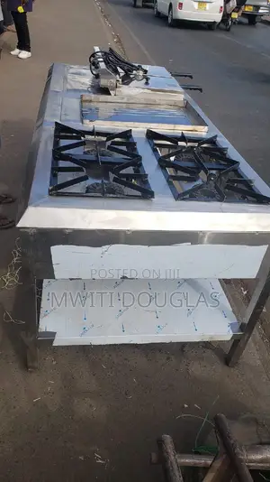 4burner, Chips Fryer and Griddle Combined Cooker Unit