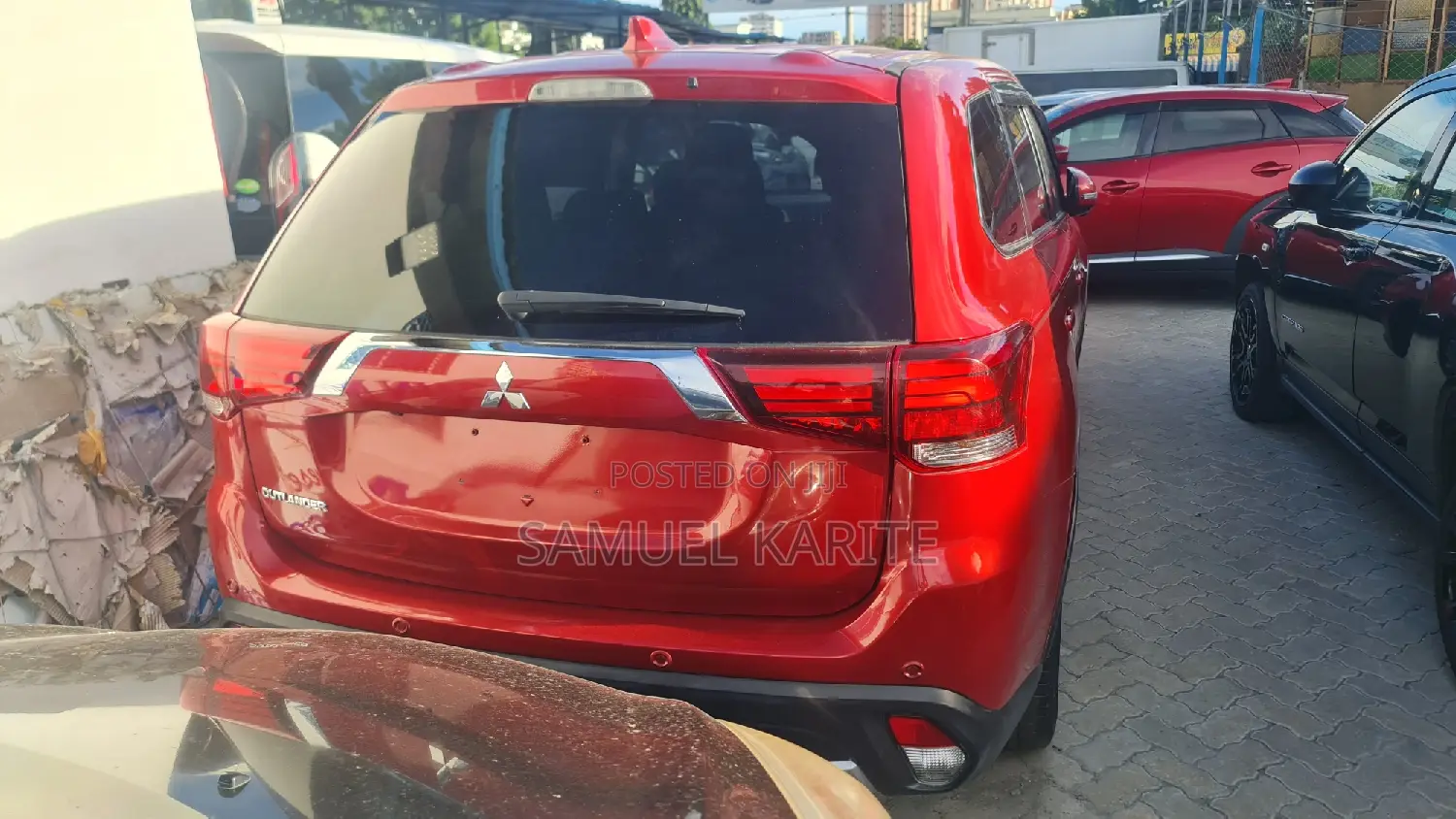 Mitsubishi Outlander 2017 Red