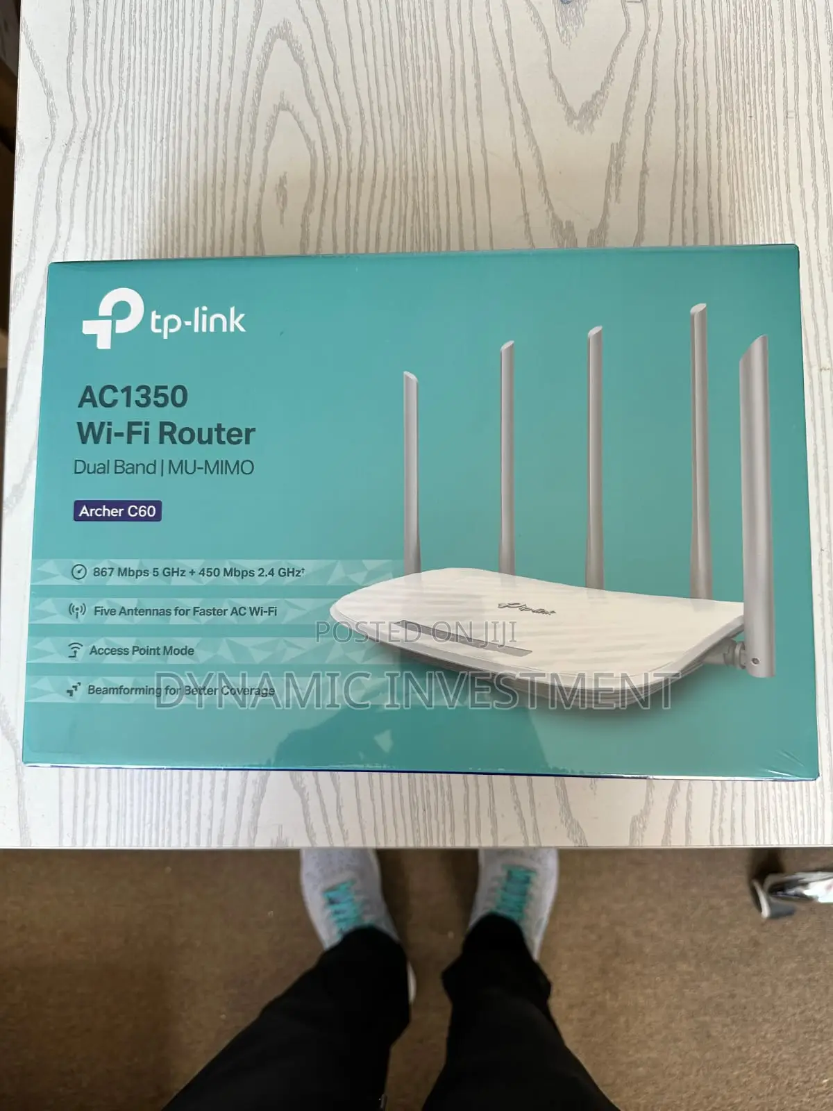 Tp-Link AC1350 Wireless Dual Band Router - TL-ARCHER C60