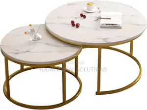Nesting Table for Side Bed or Coffee Area