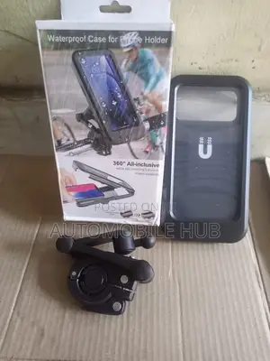 Riding Phone Holder Waterproof Black