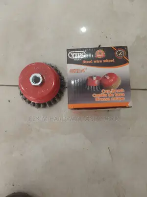Soft and Hard Wire Cup Brush 4"