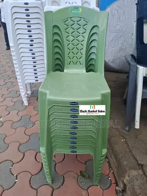 Jungle Green Kenpoly Armless Plastic Chairs