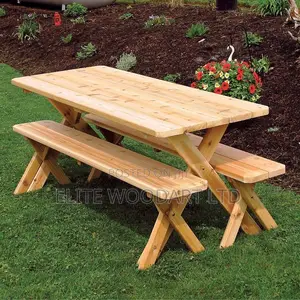 X-Legs Garden/Picnic Table Set