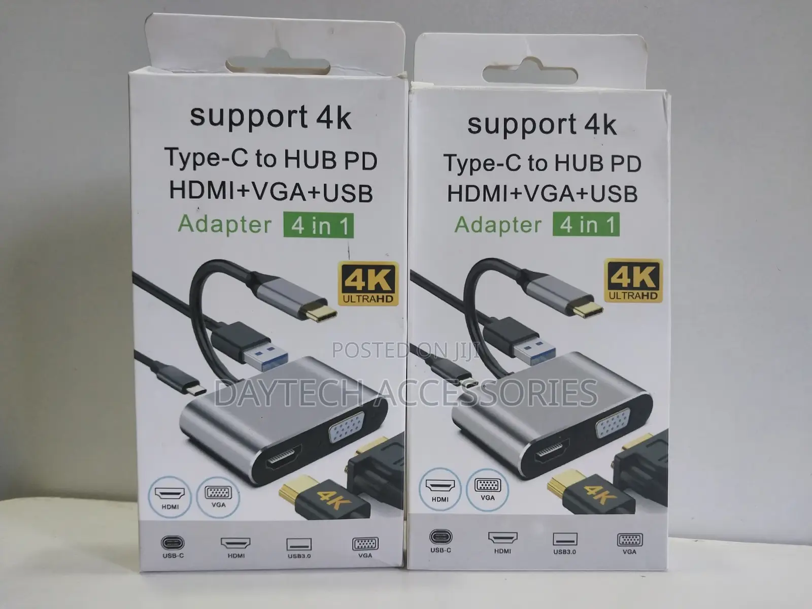 Usb-C 4-in-1 Hub – Hdmi, Vga, Usb 3.0 Pd – Streamlined