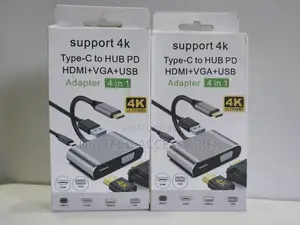 Usb-C 4-in-1 Hub – Hdmi, Vga, Usb 3.0 Pd – Streamlined