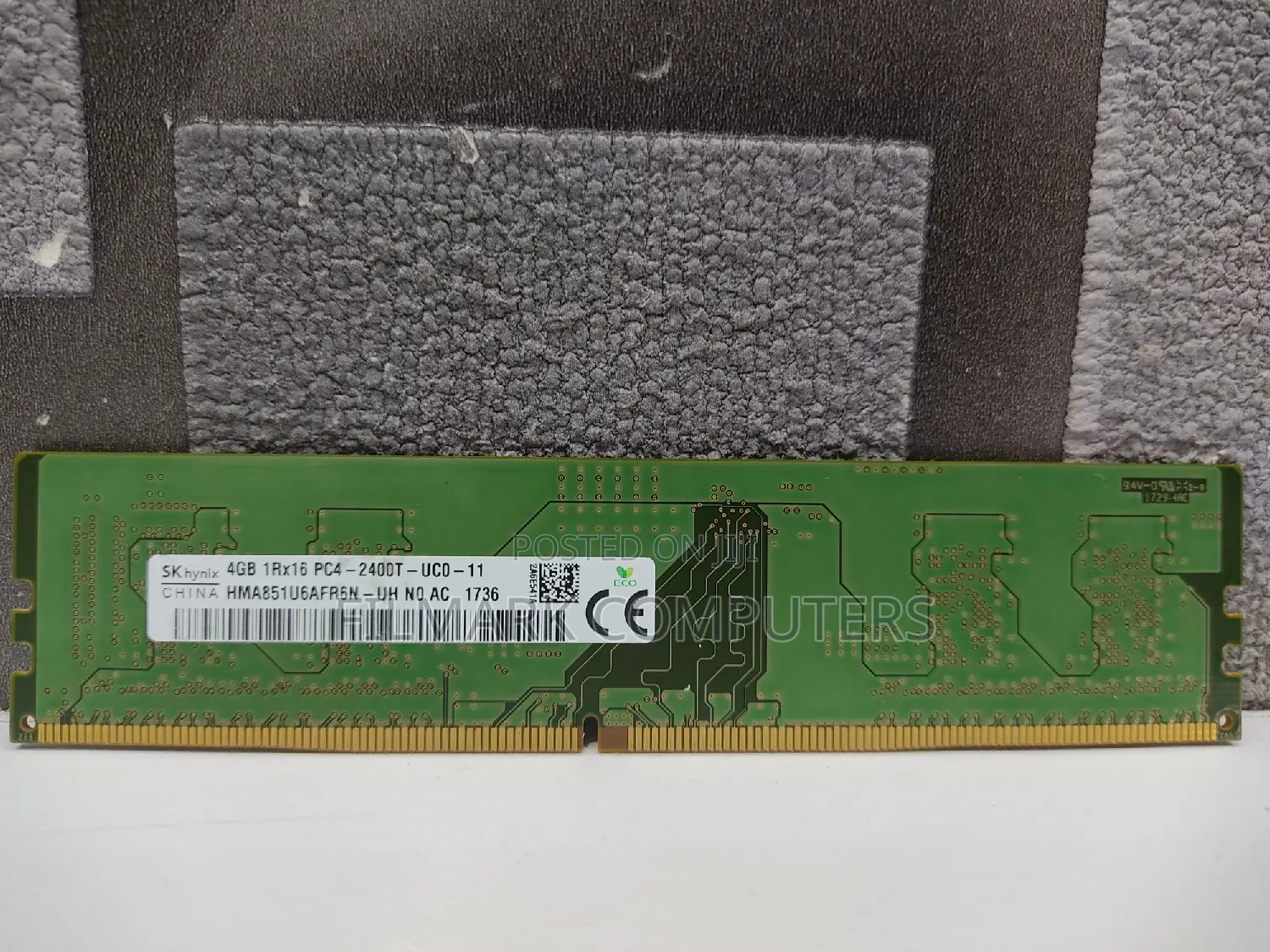 Sk Hynix 4gb 1rx16 Pc4-2400t-Uc0-11 Ddr4 Desktop Ram