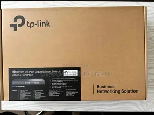 TP LINK Jetstream 28-Port Gigabit Smart Switch 24-Port Poe+