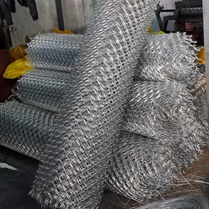 Heavy Guage Commercial Chainlink 10g Mesh 50×50 8fts Height