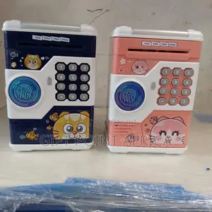 Battery Operated Piggy Bank With Finger Print for Kids