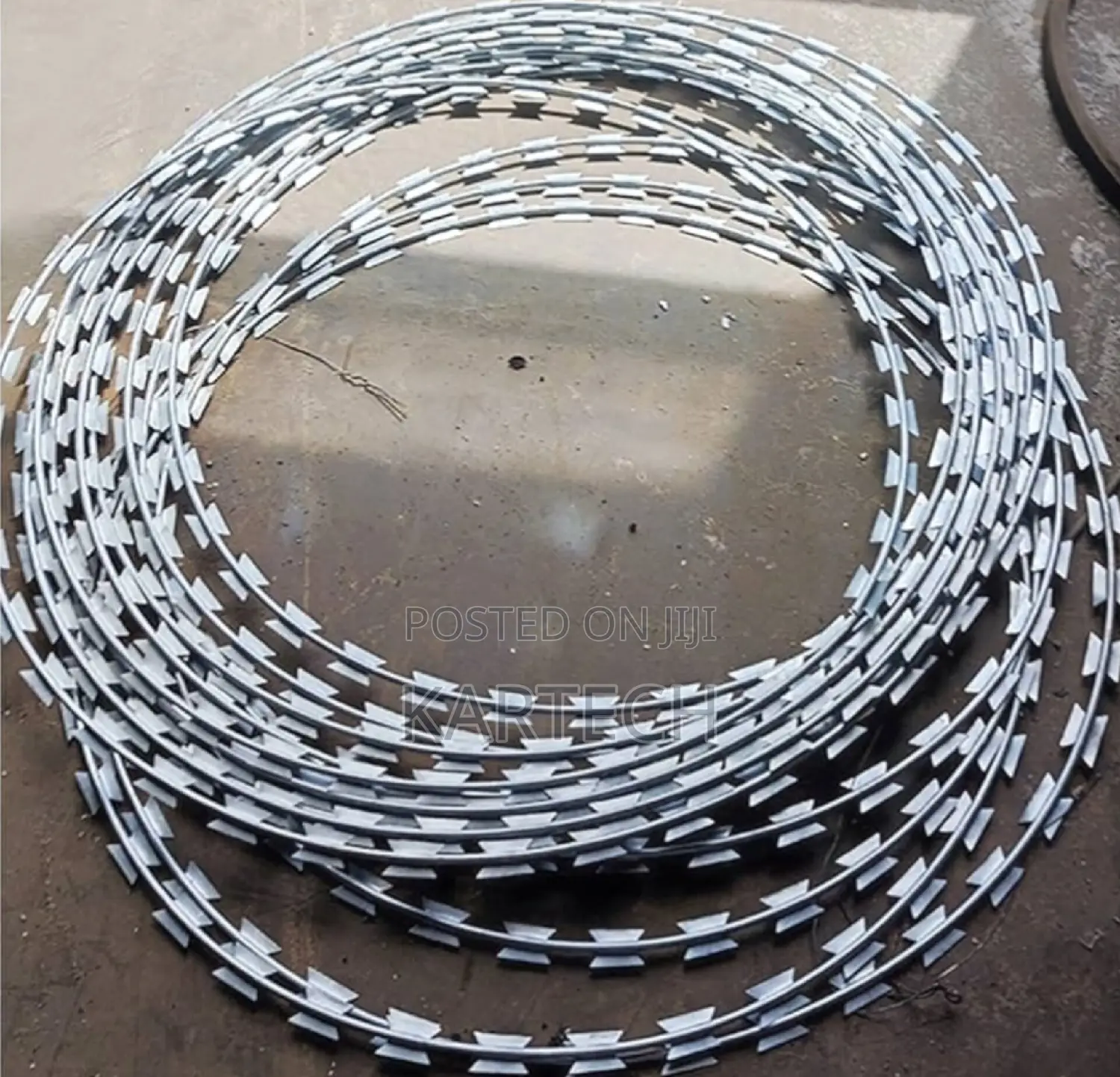 High Security 10m Galvanized Razor Wire