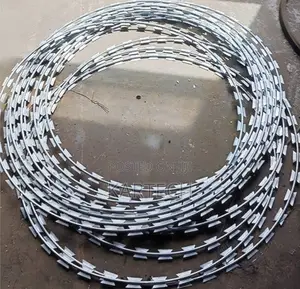 High Security 10m Galvanized Razor Wire