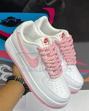 Nike Airforce 1 White Punk Chunky Lace 36-41