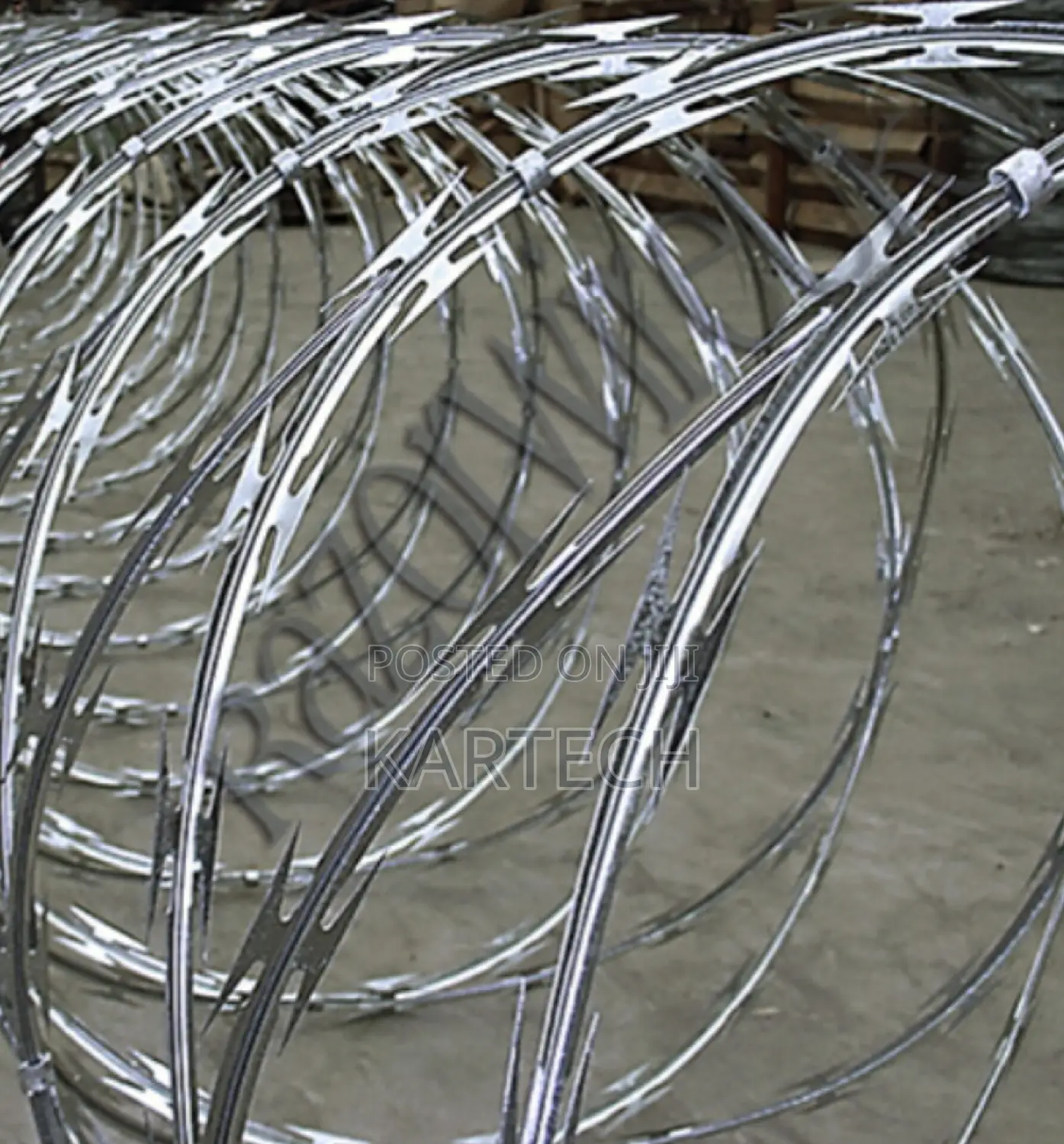 Galvanized High Security 10 Meters Razor Wire