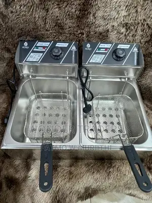 Nunix6l+6l Double Electric Chips Deep Fryer Machine