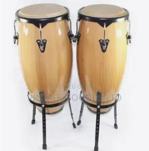 Conga Drum 12", 10 “And Stand - Natural - World Percussion