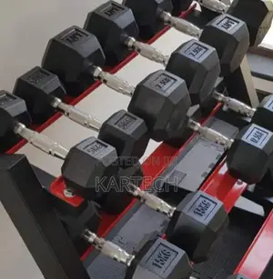 Hexagonal Dumbbells 15kg Pair