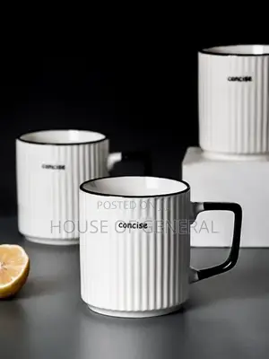 Nordic Ceramic Coffee Mugs 6pcs